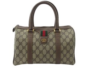 n50633 1 Gucci Tote Bag GG Supreme Canvas Beige