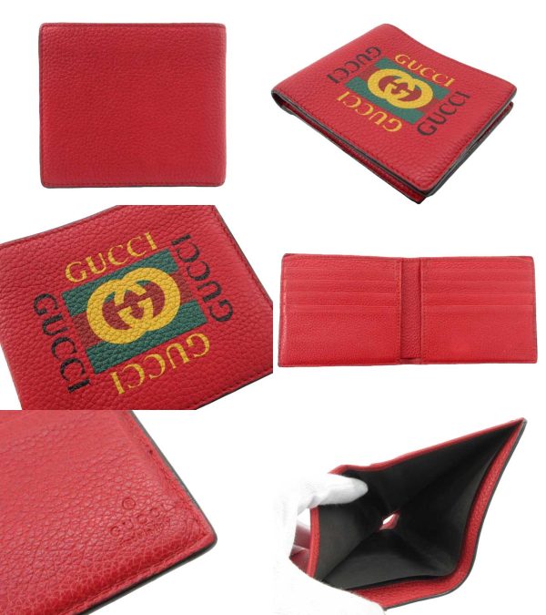 n50638 2 Gucci Wallet Red