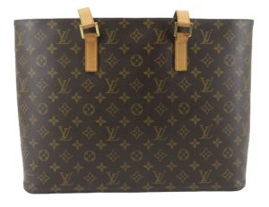 n50786 1 Louis Vuitton On the Go GM Monogram Reverse Tote Bag Brown