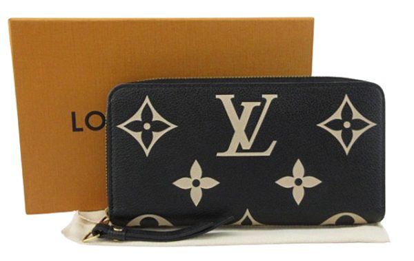 n50788 1 Louis Vuitton Monogram Empreinte Zippy Wallet Black