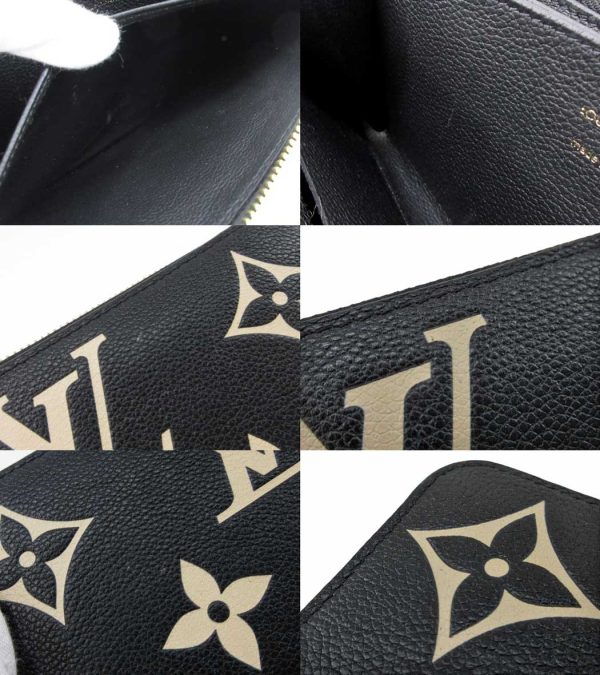 n50788 4 Louis Vuitton Monogram Empreinte Zippy Wallet Black