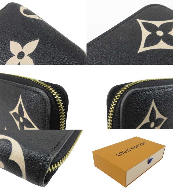 n50788 5 Louis Vuitton Monogram Empreinte Zippy Wallet Black