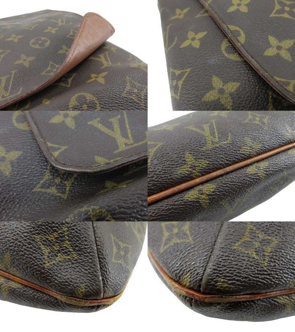 n50790 6 Louis Vuitton Monogram Musette Flap Shoulder Bag Brown