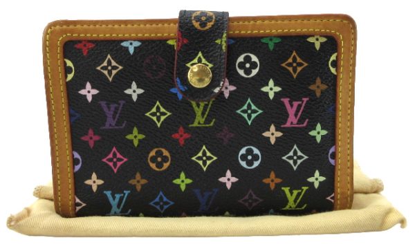 n50792 1 Louis Vuitton Multicolor Portefeuille Viennois Wallet Noir Black