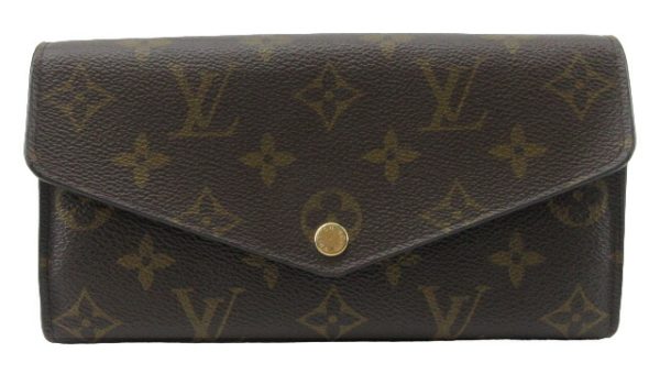 n50833 1 Louis Vuitton Portefeuille Sara Monogram Long Wallet Fuchsia