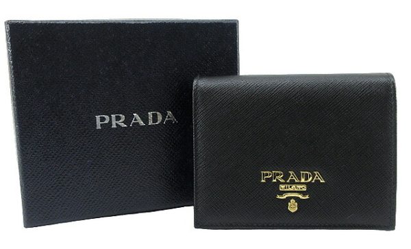 n50836 1 Prada Saffiano Wallet Black