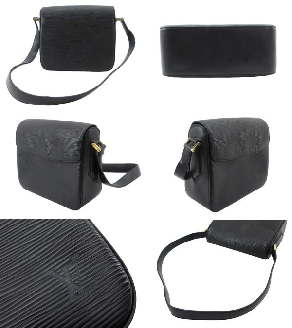 n50951 2 Louis Vuitton Epi Busi Shoulder Bag Noir