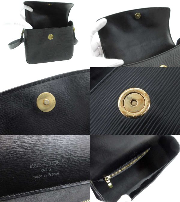 n50951 3 Louis Vuitton Epi Busi Shoulder Bag Noir