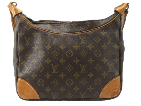 n50952 1 Louis Vuitton Monogram Boulogne 30 Shoulder Bag Brown