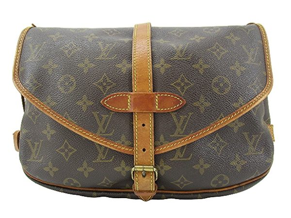 n50959 1 Louis Vuitton Monogram Saumur 30 Shoulder Bag Brown