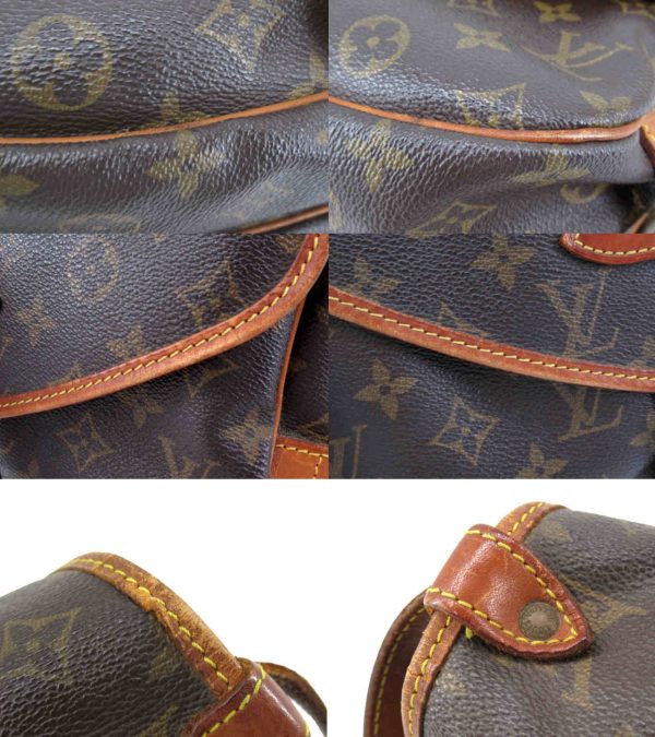 n50959 3 Louis Vuitton Monogram Saumur 30 Shoulder Bag Brown