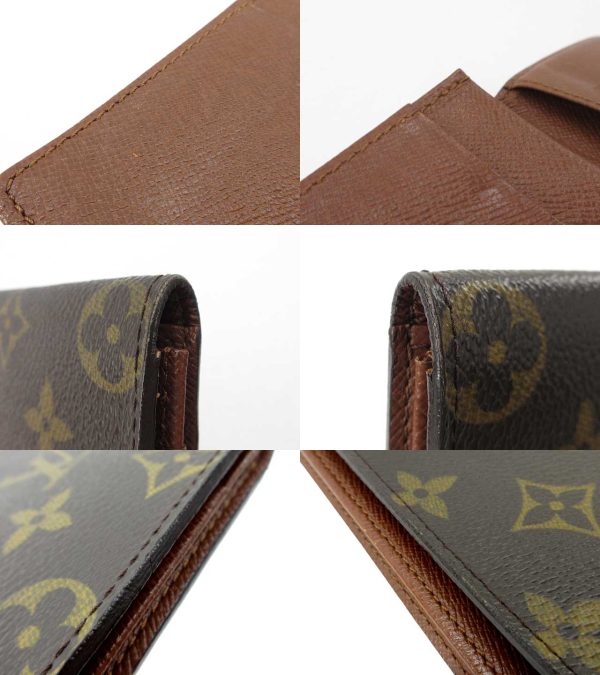 n51030 4 Louis Vuitton Monogram Porto Cult Yen Long Wallet Brown