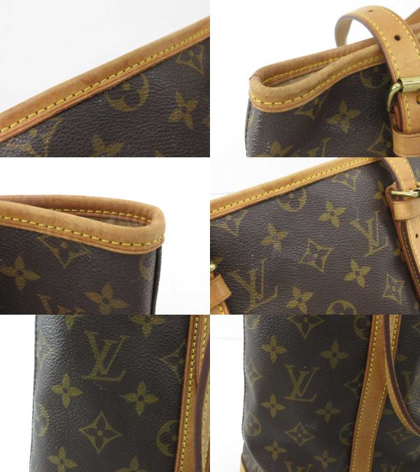 n51081 6 Louis Vuitton Monogram Bucket GM Shoulder Tote Bag Brown