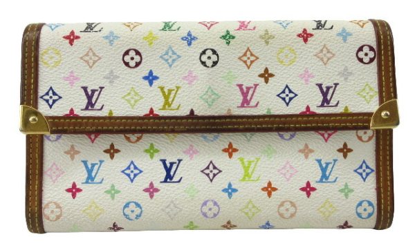 n51202 1 Louis Vuitton Monogram Multicolor Porto Tresor Wallet Bron