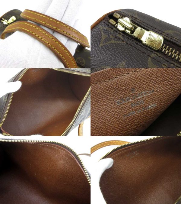 n51208 3 Louis Vuitton Monogram Papillon 26 Handbag Brown