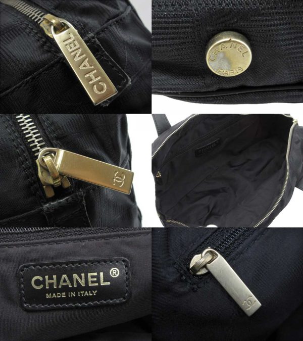 n51288 3 CHANEL Handbag Line Mini Black