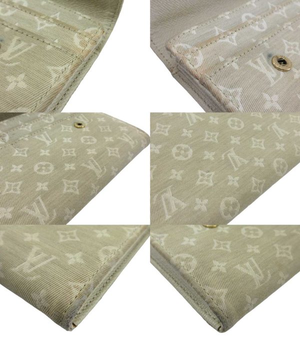 n51292 5 Louis Vuitton Monogram Mini Lan Portefeuille Sara Long Wallet Dune