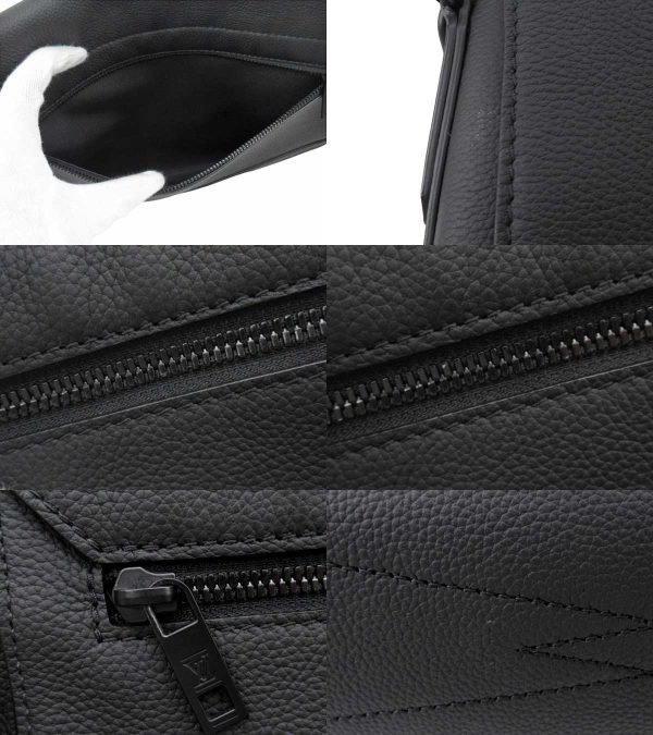 n51297 5 Louis Vuitton Grain Takeoff Messenger Bag Noir