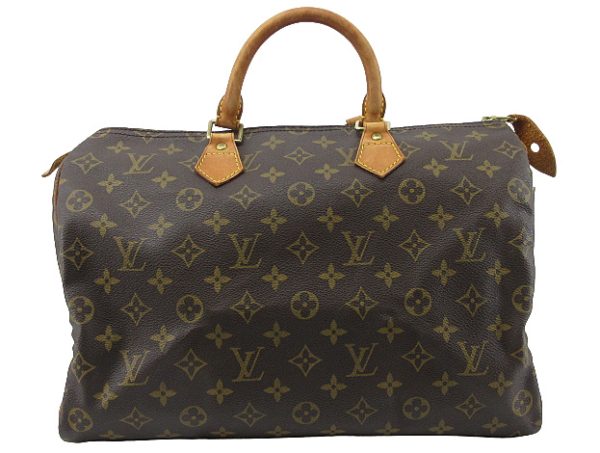 n51367 1 Louis Vuitton Monogram Speedy 35 Mini Handbag Brown