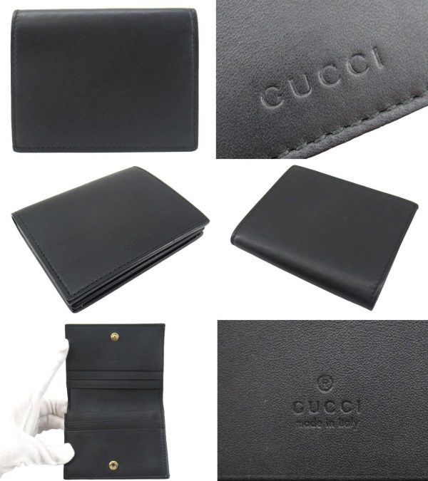 n51505 2 Gucci BifCard Case Black