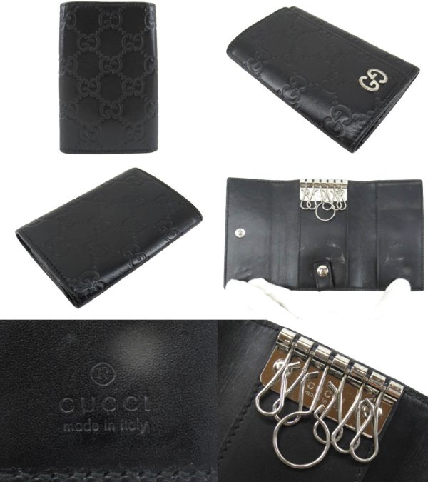 n51542 2 Gucci Guccisima 6 Row Key Case Black