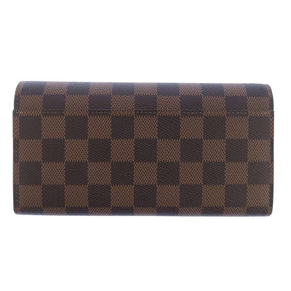 n60114 03 Louis Vuitton Portefeuille Sala Long Wallet Damier Ebene Rose Ballerine