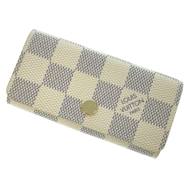 n60386 01 Louis Vuitton Multicle 4 Key Case Damier Brown