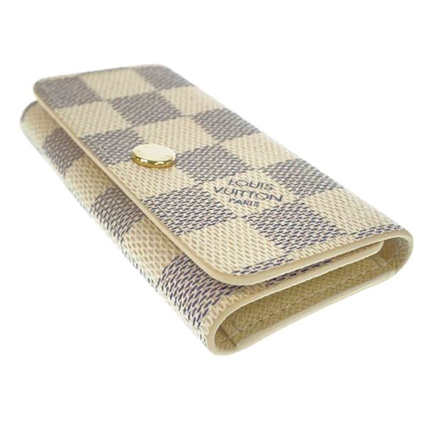 n60386 02 Louis Vuitton Multicle 4 Key Case Damier Brown