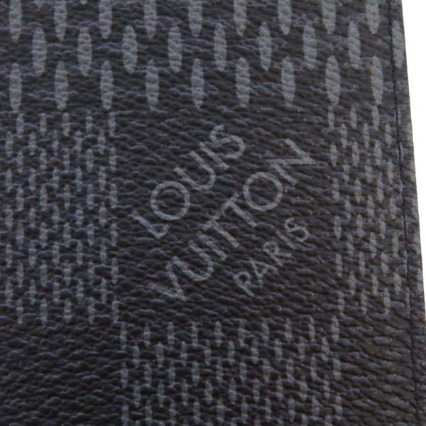 n60436 04 Louis Vuitton Long Wallet Graphite Brazza NM N60436 Black