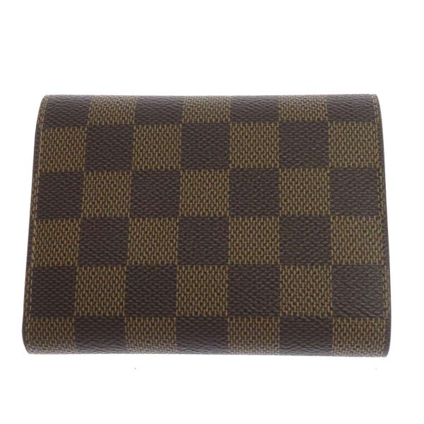 n61700 03 Louis Vuitton Damier Ebene Portefeuille Victorine Wallet Brown