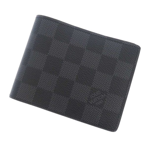 n63261 01 Louis Vuitton Wallet Damier Graphite Portefeuille Billfold