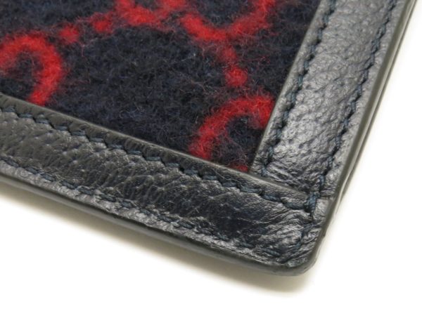 oa211561 5 Gucci GG pattern wool clutch bag Blue