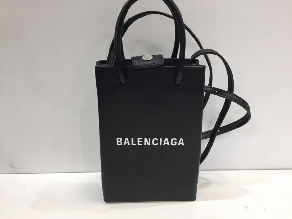 osd205618507 1 Balenciaga Phone Shoulder Bag Black