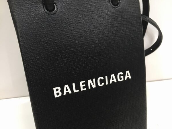 osd205618507 2 Balenciaga Phone Shoulder Bag Black