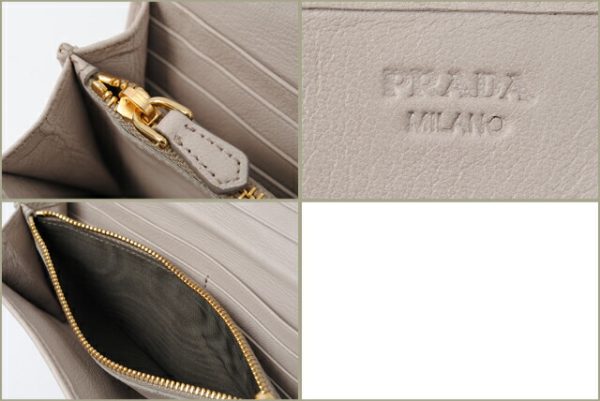 p 004 15 5 Prada Long Wallet Nappa Gaufre Bag Black