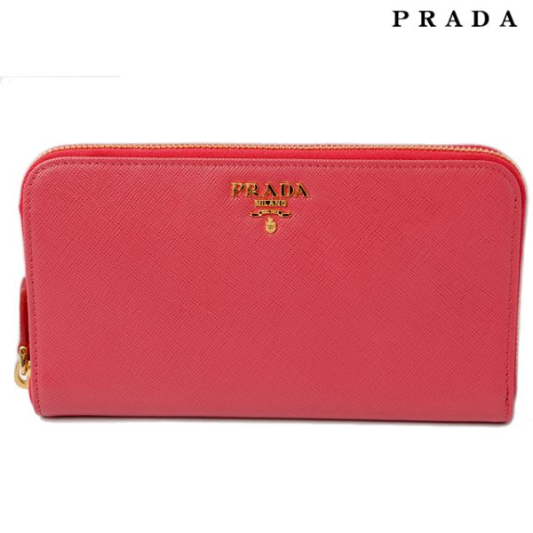 p 012 15 1 Prada Long Wallet Saffiano Peonia