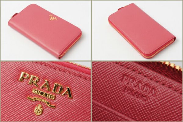 p 012 15 2 Prada Long Wallet Saffiano Peonia