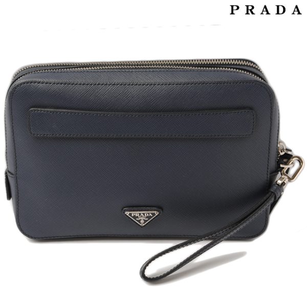 p 028 15 1 Prada Pouch Saffiano Bag Baltico