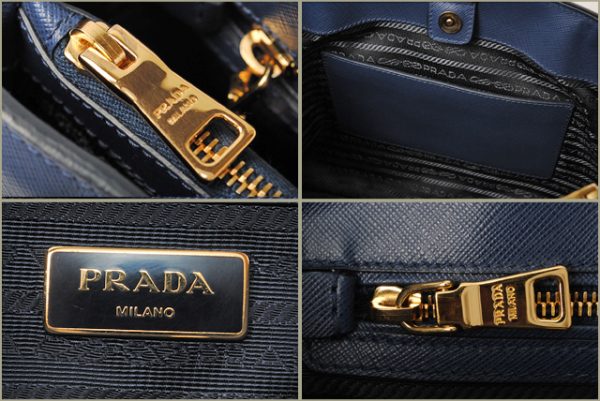 p 030 15 3 Prada Handbag Saffiano Bag Blue