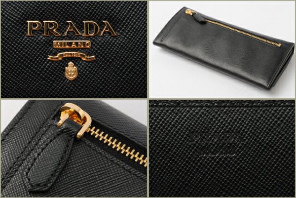 p 043 15 2 Prada Long Wallet Black