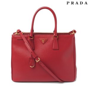 p 075 15 1 Prada Black City Calf Leather Twin Pocket Stitch Tote