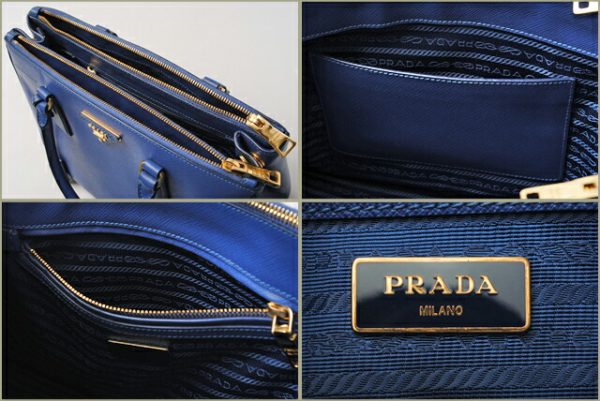 p 081 15 4 Prada Handbag Shoulder Bag Saffiano Royal