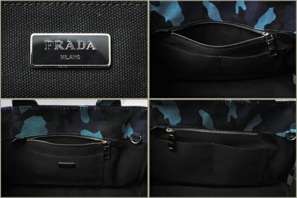 p 082 15 3 Prada Tote Bag Canapa Camouflage Bag Royal