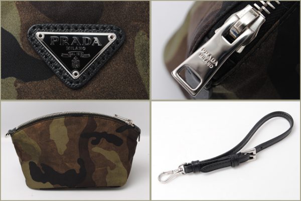 p 102 15 2 Prada Tessuto Camouflage Pouch Mimetico