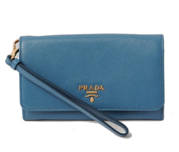 p 16 014 1 Prada Saffiano Metal Medium Wallet Cobalt