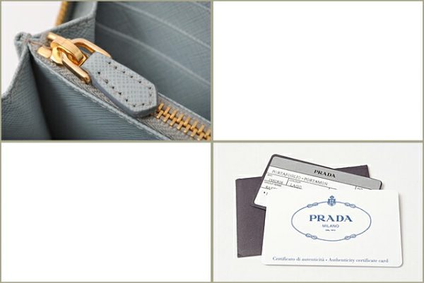 p 16 020 4 Prada Saffiano Metal Long Wallet Lago