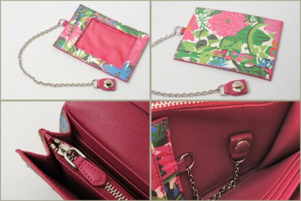 p 16 029 6 Prada Saffiano Long Wallet Pink