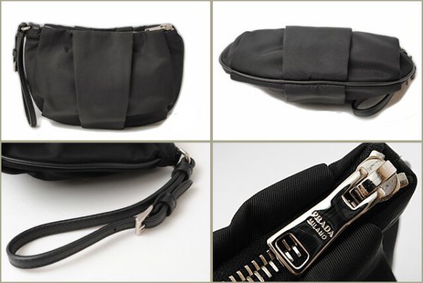 p 16 032 2 Prada Pouch Nylon Black