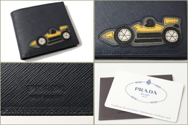 p 16 035 2 Prada Saffiano Car Folding Wallet Baltico