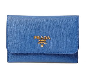 p 16 058 1 Prada Saffiano Round Zipper Wallet